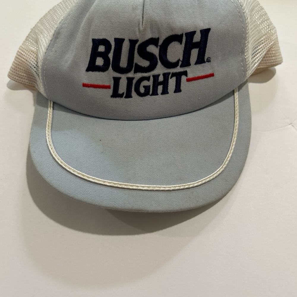 Busch Light Blue and White Cap